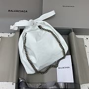 Balenciaga Garbage Bag White Size 25 x 10 x 27 cm - 3