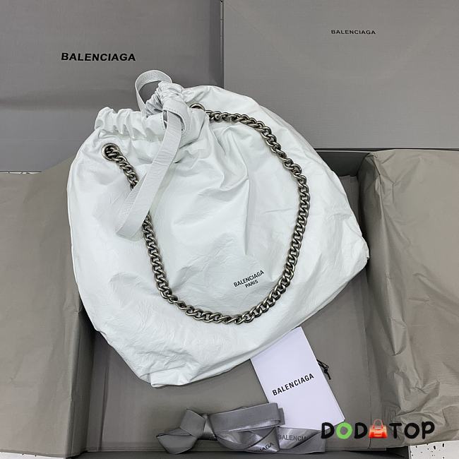 Balenciaga Garbage Bag White Size 35 x 13 x 40 cm - 1