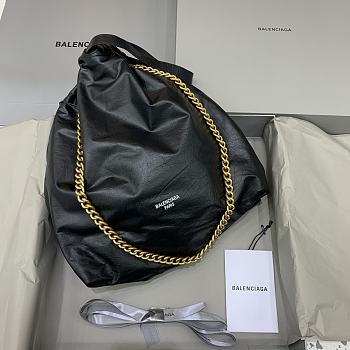 Balenciaga Garbage Bag Black Size 35 x 13 x 40 cm
