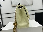 Chanel Flap Chain Bag Lemon Yellow Size 23 cm - 5