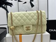 Chanel Flap Chain Bag Lemon Yellow Size 23 cm - 4