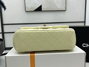 Chanel Flap Chain Bag Lemon Yellow Size 12 × 20 × 6.5 cm - 6