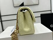 Chanel Flap Chain Bag Lemon Yellow Size 12 × 20 × 6.5 cm - 5