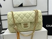Chanel Flap Chain Bag Lemon Yellow Size 12 × 20 × 6.5 cm - 3