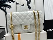 Chanel Flap Chain Bag White Size 23 cm - 4