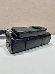 Prada Antique Nappa Leather Multi Pocket Top Handle Bag Black Size 24 x 15.5 x 7 cm - 6