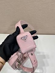 Prada Antique Nappa Leather Multi Pocket Top Handle Bag Pink Size 24 x 15.5 x 7 cm - 5