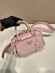 Prada Antique Nappa Leather Multi Pocket Top Handle Bag Pink Size 24 x 15.5 x 7 cm - 2