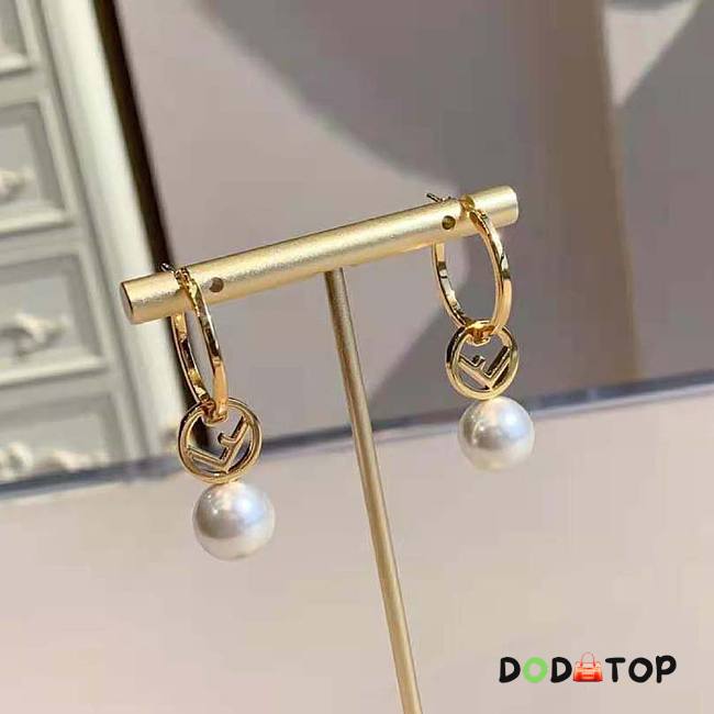 Fendi Earrings Gold - 1