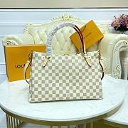 Louis Vuitton Lymington Damier Azur Bag N4022 Size 36 x 13 x 23 cm - 6