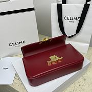 Celine Chain Shoulder Bag Red Size 20.5 x 10.5 x 4 cm - 6