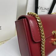 Celine Chain Shoulder Bag Red Size 20.5 x 10.5 x 4 cm - 5