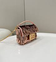 Fendi Baguette Mini Sequin Bag Size 19 x 5 x 11 cm - 4