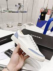 Chanel Skate Shoes Blue  - 4