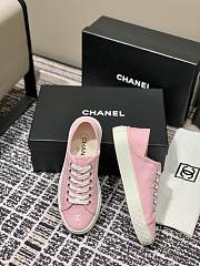 Chanel Canvas Sneakers Pink - 3