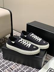 Chanel Canvas Sneakers Black - 3