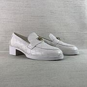 Chanel Leather Shoes White - 1