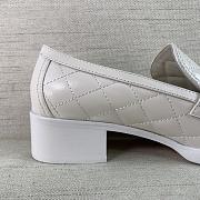 Chanel Leather Shoes White - 2