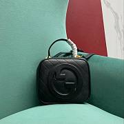 Gucci Leather Blondie Shoulder Bag Black Size 17 x 15 x 9 cm - 1