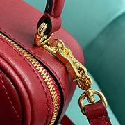 Gucci Leather Blondie Shoulder Bag Red Size 17 x 15 x 9 cm - 4