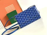 Goyard Varenne Bag Blue Size 12 x 3.3 x 19 cm - 1