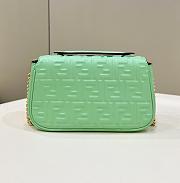 Fendi Baguette Green Bag Size 24 × 7 × 13 cm - 4