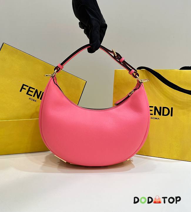 Fendi Fendigraphy Small Shoulder Bag Pink Size 29 x 24.5 x 10 cm - 1