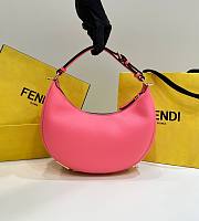 Fendi Fendigraphy Small Shoulder Bag Pink Size 29 x 24.5 x 10 cm - 1