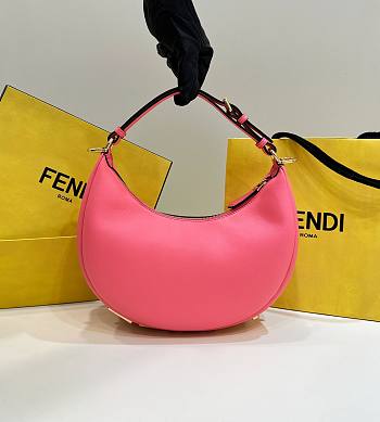 Fendi Fendigraphy Small Shoulder Bag Pink Size 29 x 24.5 x 10 cm