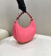 Fendi Fendigraphy Small Shoulder Bag Pink Size 29 x 24.5 x 10 cm - 2