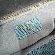 Lady Dior Rattan Basket Bag Blue Size 24 × 20 × 11 cm - 5