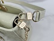 Lady D-Joy Large Bag Cream Patent Size 26 x 13.5 x 5.5 cm - 2