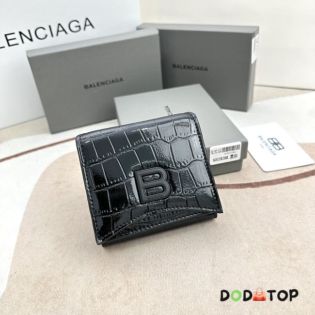 Balenciaga & Gucci Wallet Black Size 10.9 x 7.9 x 4.8 cm - 1