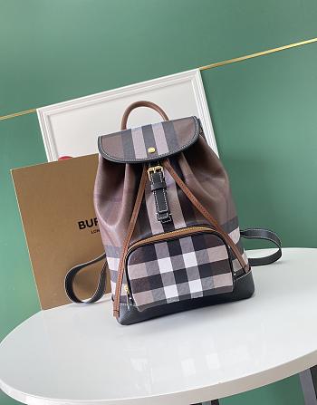 Burberry Birch Brown Check Backpack Size 24 x 13 x 37 cm