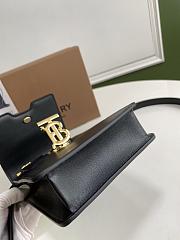 Burberry Leather Robin Bag Black Size 13.5 x 4.5 x 19 cm - 6