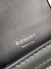Burberry Leather Robin Bag Black Silver Bucket Size 13.5 x 4.5 x 19 cm - 4