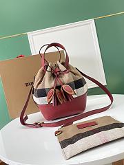  Burberry Brown Bucket Shoulder Bag Size 18 x 16 x 28 cm - 1
