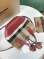  Burberry Brown Bucket Shoulder Bag Size 18 x 16 x 28 cm - 6