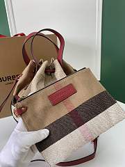  Burberry Brown Bucket Shoulder Bag Size 18 x 16 x 28 cm - 2