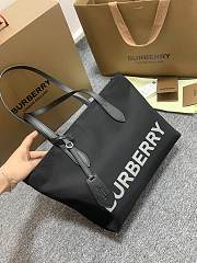 Burberry Shopping Tote Bag Black Size 30 x 24 x 11 cm - 1