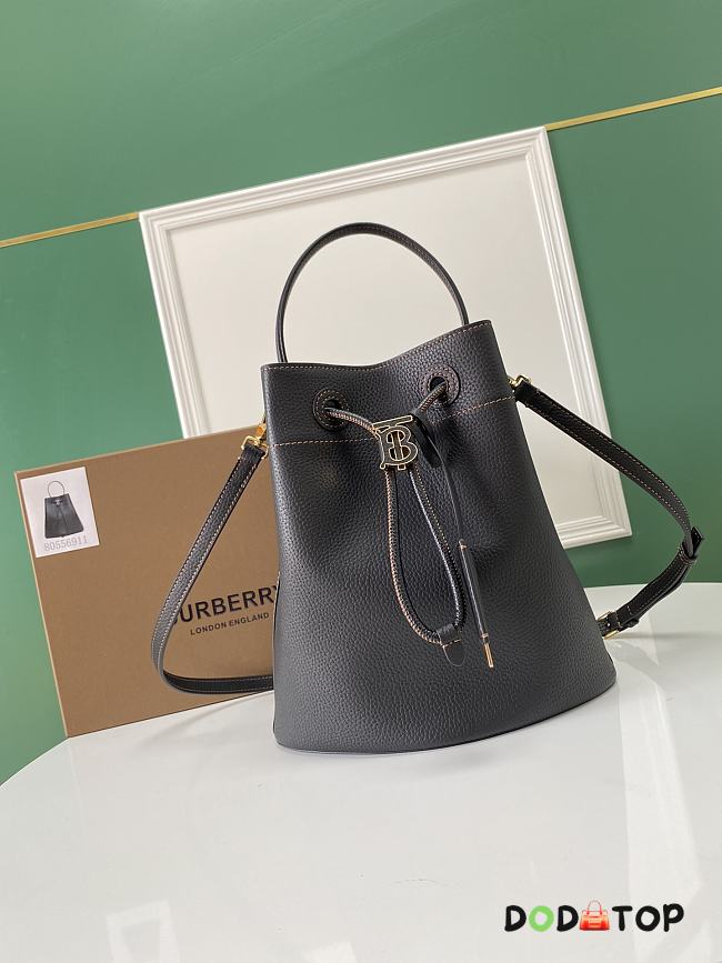  Burberry Leather Bucket Bag Black Size 16 x 26 x 26 cm - 1