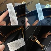 Burberry Women Medium Check and Leather Tote-Brown Size 34 x 14 x 28 cm - 6