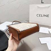 Celine Mini Vertical Cabas Bag Size 17 x 20 x 4 cm - 6