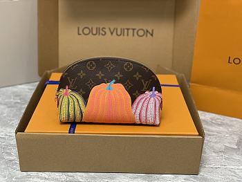 Louis Vuitton LV x YK Cosmetic Pouch Monogram M46472 Size 24 × 17 × 6 cm