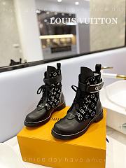 Louis Vuitton Metropolis Flat Ranger Black Boots - 6