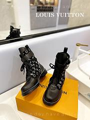 Louis Vuitton Metropolis Flat Ranger Black Boots - 3