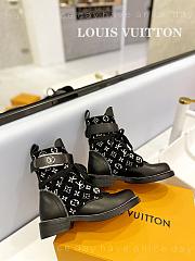 Louis Vuitton Metropolis Flat Ranger Black Boots - 2