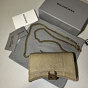 Balenciaga Hourglass Mini Chain Bag Size 19.3 x 11.9 x 4.8 cm - 1