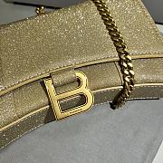 Balenciaga Hourglass Mini Chain Bag Size 19.3 x 11.9 x 4.8 cm - 2