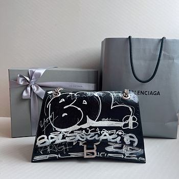 Balenciaga Crush Medium Printed Bag Size 31 x 20 x 12 cm
